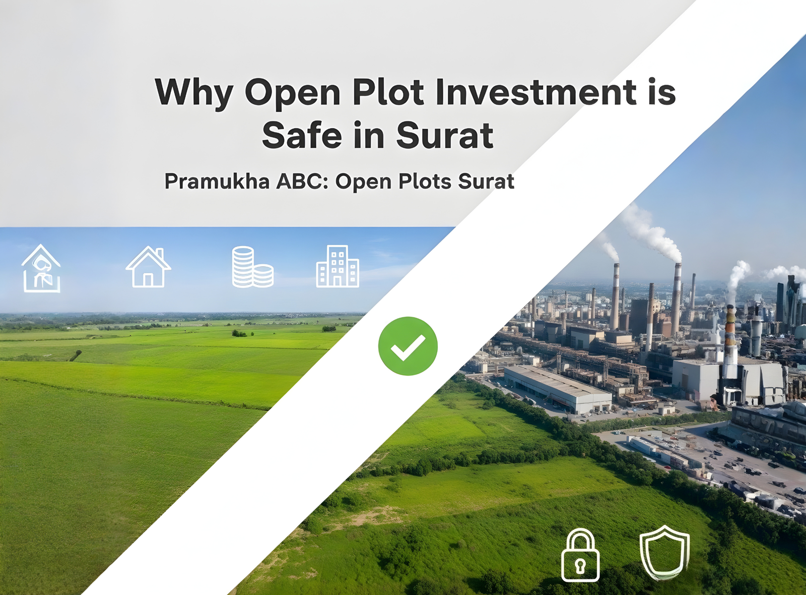 Why Open Plot Investment is Safe in Surat